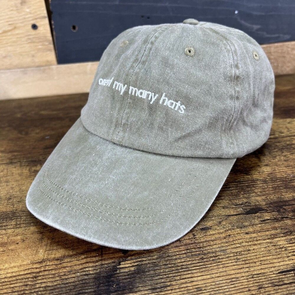 One of My Many Hats Adjustable Hat Baseball Cap Gray Adjustable